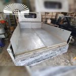 pengelasan bak mobil aluminium untuk pengankuta tahu oleh cahaya cemerlang semesta