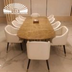 pembuatan stainless steel gold untuk j99 corporation-new dizzi interior oleh cahaya cemerlang semesta