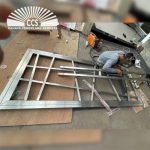 PINTU STAINLESS STEEL CUSTOME OLEH CAHAYA CEMERLANG SEMESTA